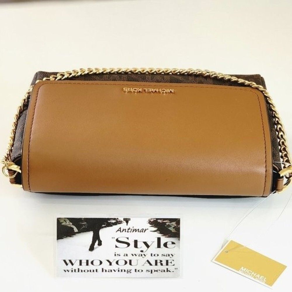 NEW! Michael Kors Jet Set Pouchette Crossbody Bag - Picture 7 of 12